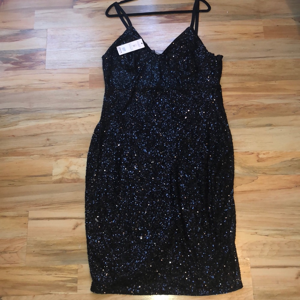 Club L Sequins Dress Sz 16